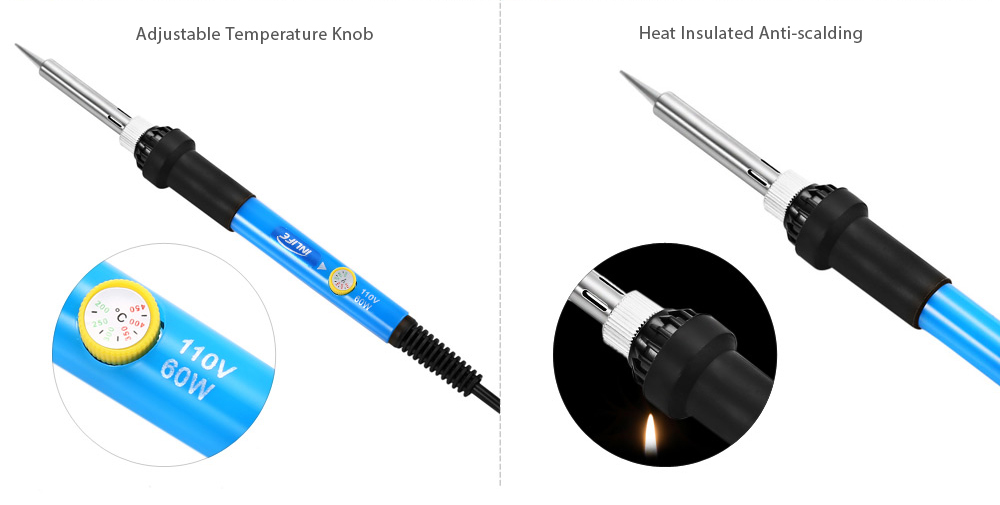 Inlife 60W 110V Soldering Iron Kit with Temperature Control