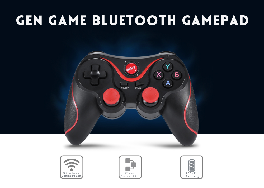 GEN GAME X3 Wireless Bluetooth Gamepad Game Controller for iOS Android Smartphones Tablet Windows PC TV Box