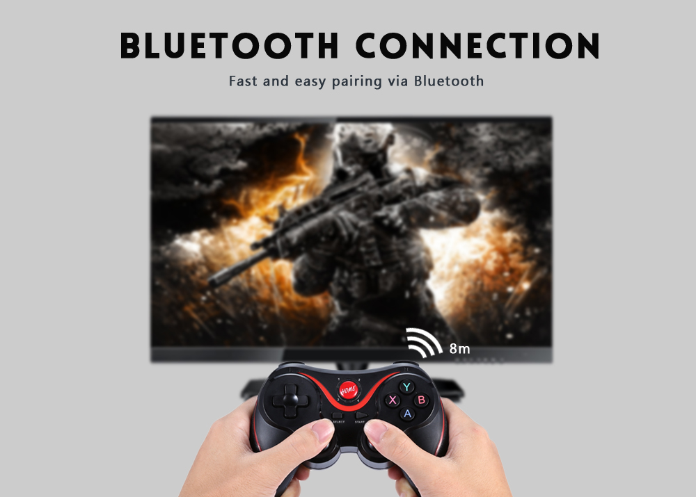 GEN GAME X3 Wireless Bluetooth Gamepad Game Controller for iOS Android Smartphones Tablet Windows PC TV Box
