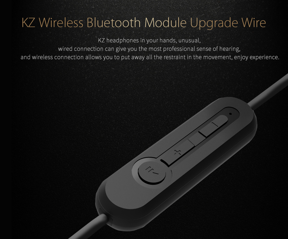 KZ Wireless Bluetooth Module Upgrade Detachable Wire for ES3 / ZST / ED12 / ZSR / ZS4