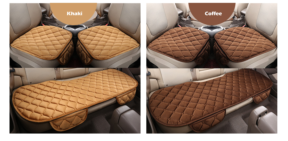 Universal Winter Automobile Seating Pads Car Seat Cushion 3pcs
