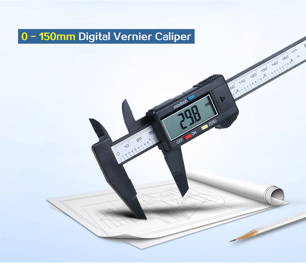 Digital Vernier Caliper Measuring Tool 0 - 150MM