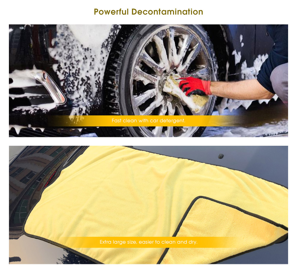 Car Wash Towel Microfiber Super Absorbent for Cleaning Drying 