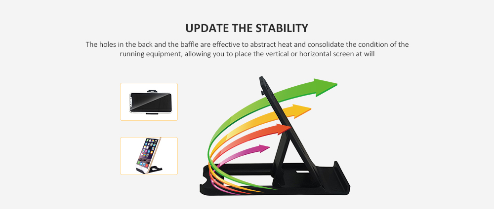 Desktop Holder Stable Adjustable Mobile Phone Support 