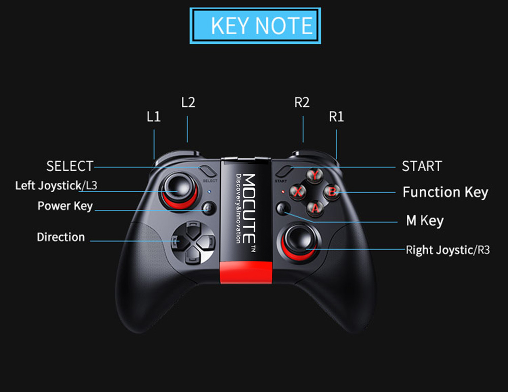 MOCUTE - 054 Game Controller Bluetooth Joystick Gamepad