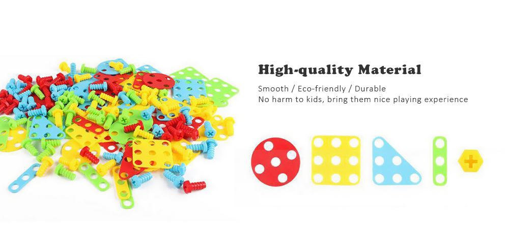 Educational Assembled Building Blocks Electric Drill Toy for Kids