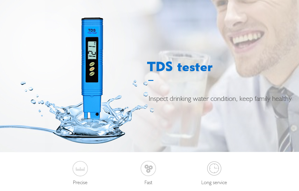 TDS Tester Titanium Probe Water Quality Test Monitor