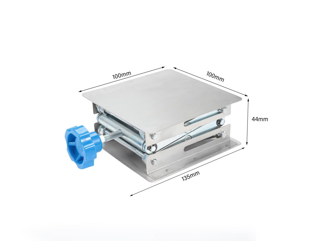 Stainless Steel Lifting Platform Stand Rack Scissor Lab Jack