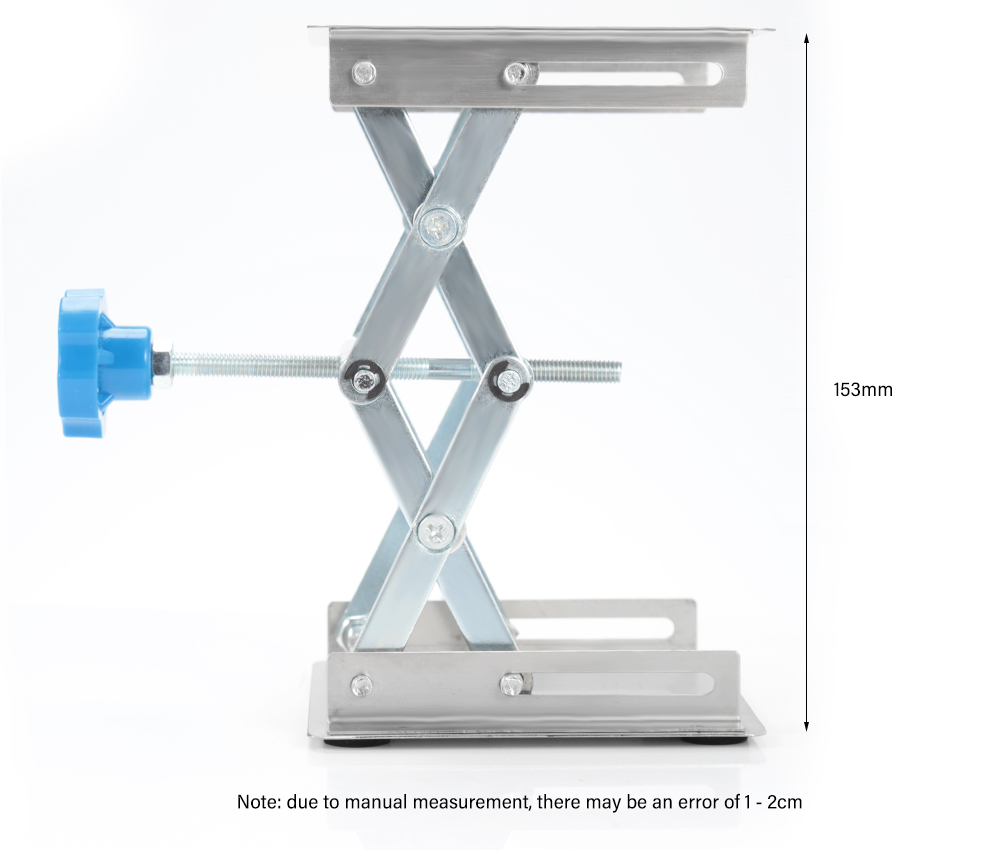 Stainless Steel Lifting Platform Stand Rack Scissor Lab Jack