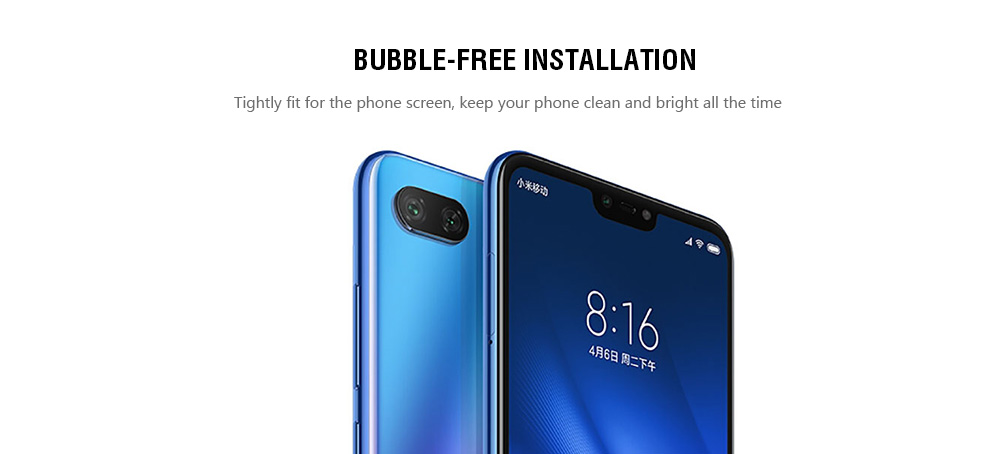 Full Cover Tempered Glass Screen Protector for Xiaomi Mi 8 Lite 6.26 inch
