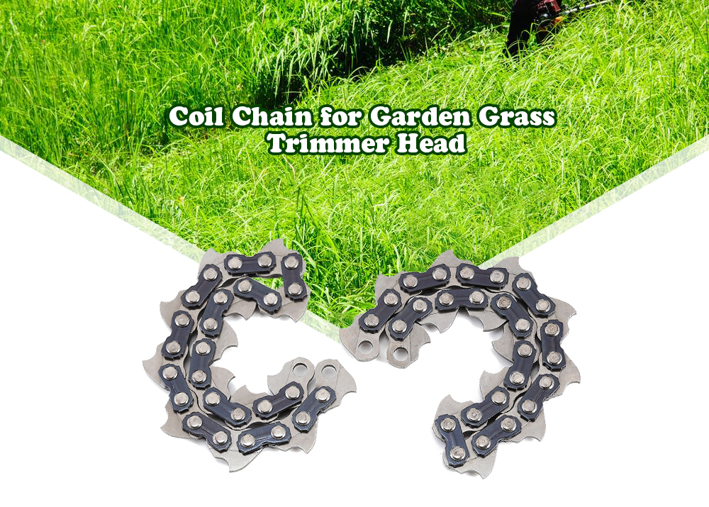 2PCS Coil Chain for Garden Grass Trimmer Head Lawn Mower Accessories