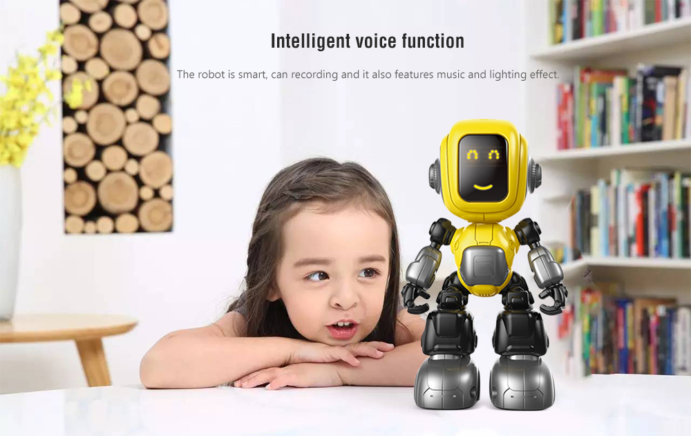 Induction Alloy Robot with Light Music Children's Educational Toy