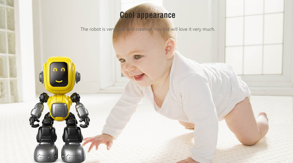 Induction Alloy Robot with Light Music Children's Educational Toy