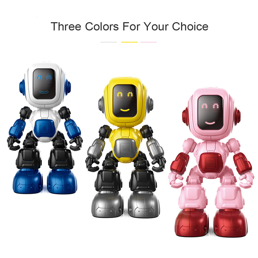 Induction Alloy Robot with Light Music Children's Educational Toy