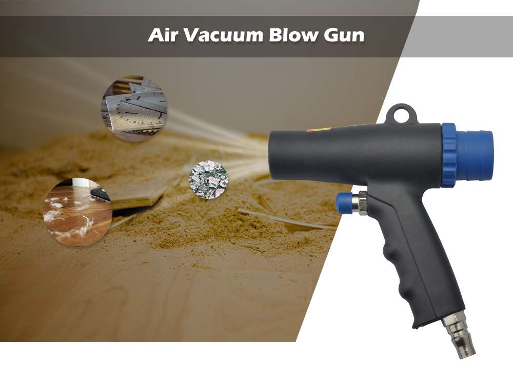 Air Vacuum Blow Gun Pneumatic Vacuum Cleaner Kit