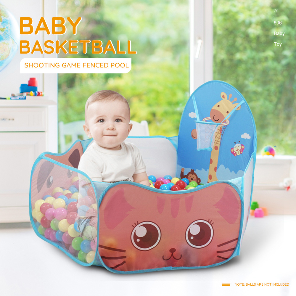 506 Baby Toy Basketball Shooting Game Fenced Pool Indoor Outdoor Garden Backyard