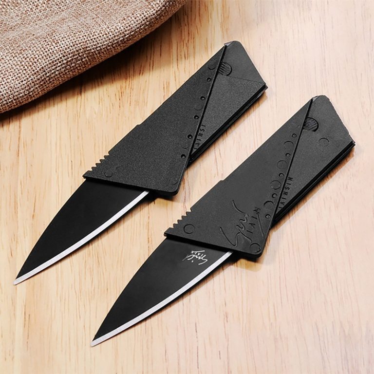 Folding Credit Card Knife Multifunctional Tool (BLACK) Yoibo