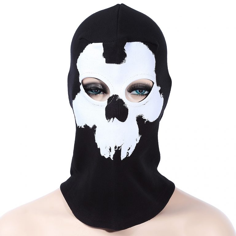 Ghost Skull Full Face Mask Outdoor Cycling Skiing Training Hood Beanie ...