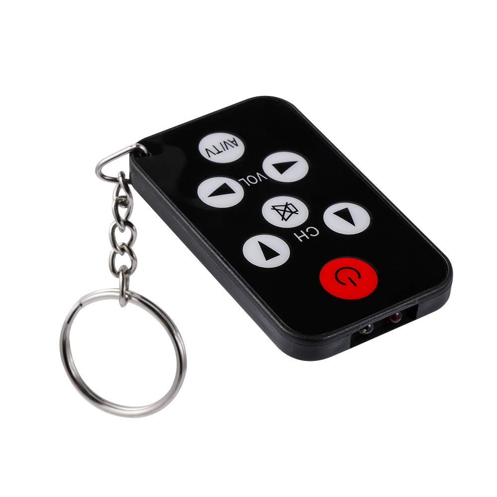 Keychain TV Universal Remote Control (BLACK) - Yoibo